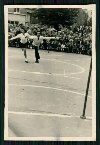 4x Foto Ursula Ante Rollschuh-Club Dortmund Training auf Vereinsgelände 1936-45