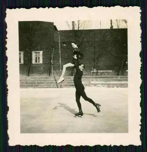 5x Foto Ursula Ante Rollschuh-Club Dortmund Training auf Vereinsgelände 1936-45