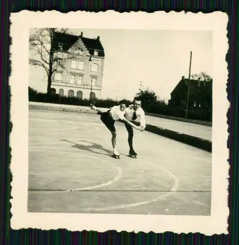 5x Foto Ursula Ante Rollschuh-Club Dortmund Training auf Vereinsgelände 1936-45