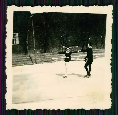 5x Foto Ursula Ante Rollschuh-Club Dortmund Training auf Vereinsgelände 1936-45