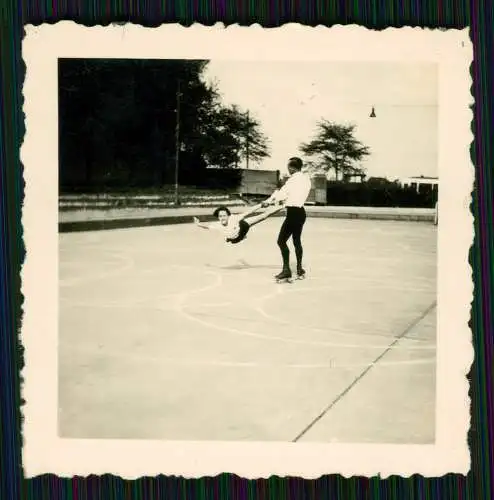 5x Foto Ursula Ante Rollschuh-Club Dortmund Training auf Vereinsgelände 1936-45