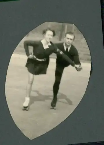 5x Foto Ursula Ante Rollschuh-Club Dortmund Training auf Vereinsgelände 1936-45