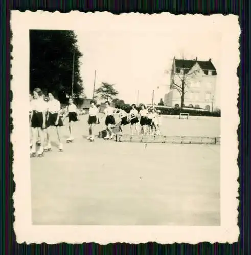 3x Foto Ursula Ante Rollschuh-Club Dortmund Training auf Vereinsgelände 1936-45