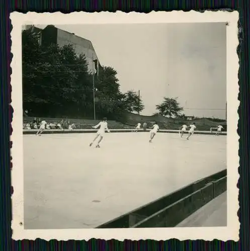 4x Foto Ursula Ante Rollschuh-Club Dortmund Training auf Vereinsgelände 1936-45