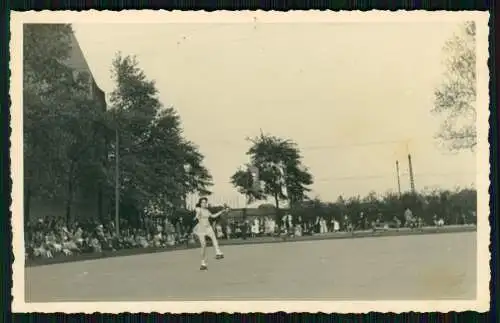 6x Foto Ursula Ante Rollschuh-Club Dortmund Training auf Vereinsgelände 1936-45