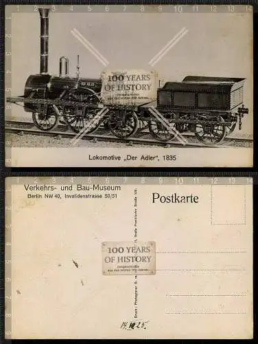 AK Ansichtskarte Deutsche Eisenbahn, Lokomotive Der Adler 1835, Dampflok