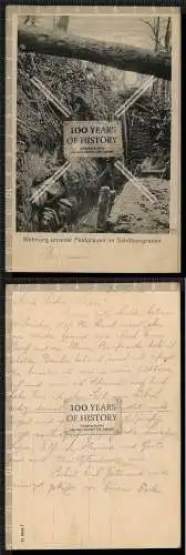 AK 1. WK Wohnung unserer Feldgrauen im Schützengraben Unterstand Soldaten 