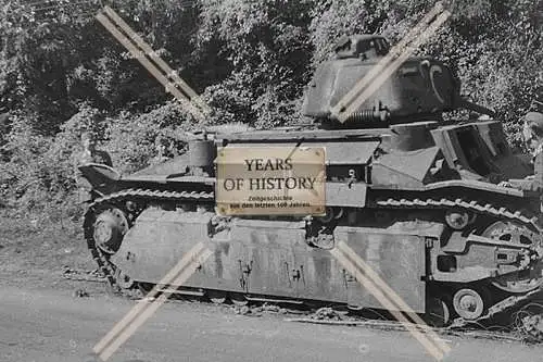 Repro Foto Panzer Tank Belgien Frankreich