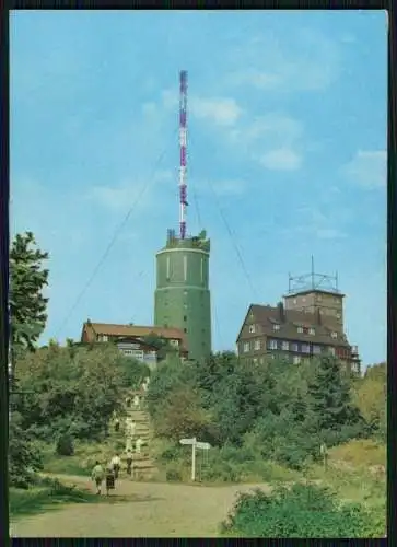 Foto AK Brotterode in Thüringen, Großer Inselsberg, Berggasthof Stöhr DDR