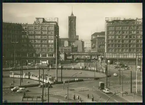 Foto AK Berlin Alexanderplatz, HO-Warenhaus und Berolina-Haus 1959 gelaufen