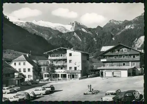 Foto AK Hintertux Zillertal Thermal Hallenbad Badhotel VW Käfer 1950er