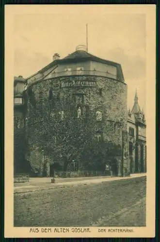 AK Ansichtskarte Postkarte Goslar am Harz, Stadteingang, Hotel Der Achtermann