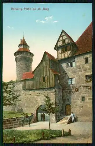 6x alte AK Postkarte Nürnberg in Mittelfranken Bayern, diverse Ansichten um 1910