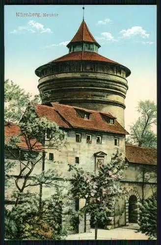 6x alte AK Postkarte Nürnberg in Mittelfranken Bayern, diverse Ansichten um 1910