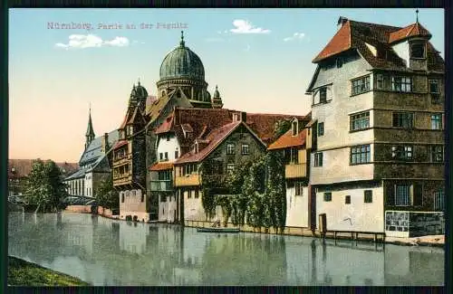 6x alte AK Postkarte Nürnberg in Mittelfranken Bayern, diverse Ansichten um 1910