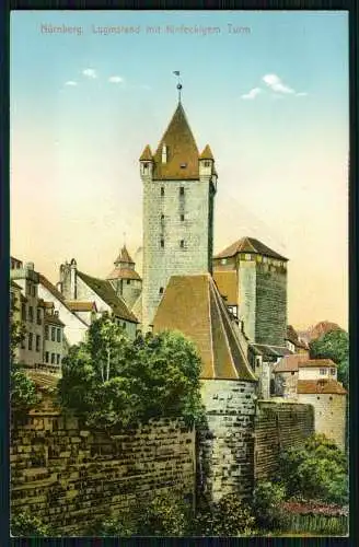 6x alte AK Postkarte Nürnberg in Mittelfranken Bayern, diverse Ansichten um 1910