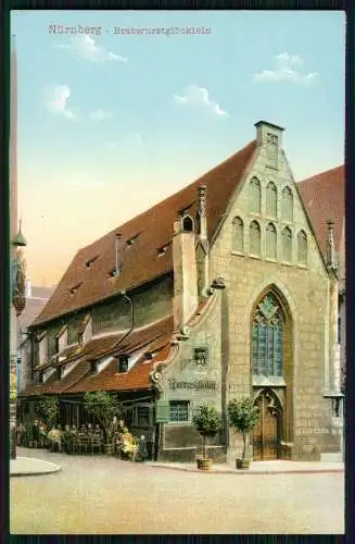 6x alte AK Postkarte Nürnberg in Mittelfranken Bayern, diverse Ansichten um 1910