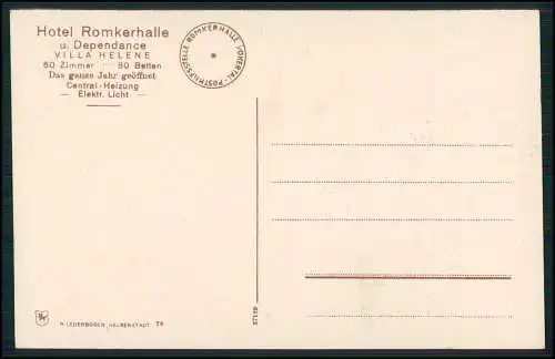 AK Marienfelsen Oker Goslar Harz Okertal Hotel Romkerhalle Villa Helene 1925