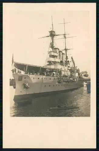 Foto AK Deutsches Kriegsschiff, Linienschiff Hessen, Kriegsmarine