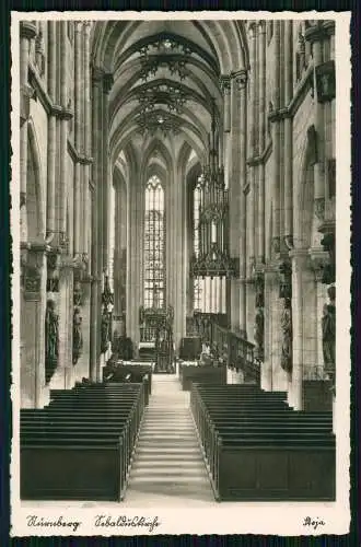 5x Foto AK Nürnberg Kirchen St. Sebald Sebalduskirche und Lorenzkirche 1936