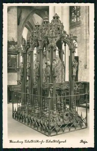 5x Foto AK Nürnberg Kirchen St. Sebald Sebalduskirche und Lorenzkirche 1936