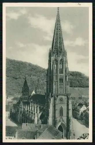 3x AK Freiburg im Breisgau Münster von der Martinskirche 1935 gelaufen