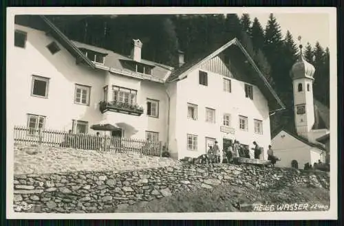 Foto AK Igls Wallfahrt Heilig-Wasser Alpengasthof Gasthaus Innsbruck Tirol 1939