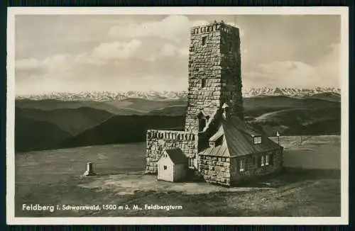 Foto AK Feldberg im Schwarzwald, Friedrich Luisenturm 1935 gelaufen