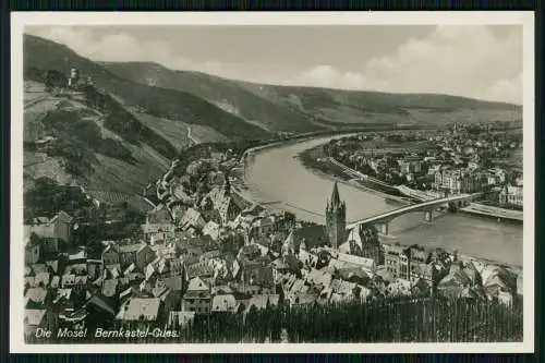 3x AK Bernkastel Kues im Moseltal Panorama Ruine Landshut Hebegasse 1939