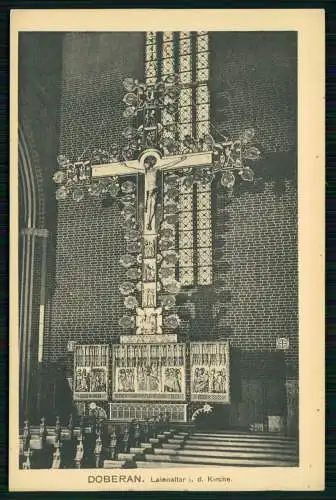 6x AK Bad Doberan Mecklenburg Vorpommern Innen und Außenansicht der Kirche 1915