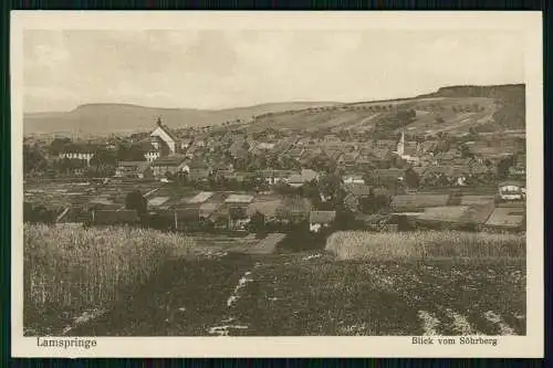 AK Lamspringe in Niedersachsen Blick vom Söhrberg auf den Ort 1933