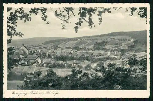 AK Lamspringe in Niedersachsen Blick vom Söhrberg auf den Ort 1936