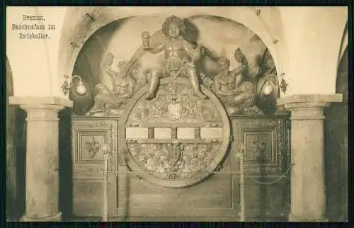 4x alte AK Postkarte Hansestadt Bremen Ratskeller Roland Rathaus Südportal