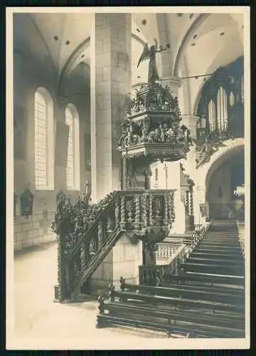 4x Foto AK Lamspringe in Niedersachsen Kanzel u.a. Motive in der Klosterkirche