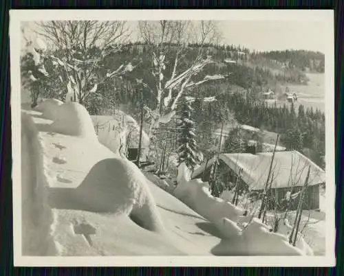 12x Foto Norwegen Lillehammer und diverse Ansichten Winterlandschaft 1940