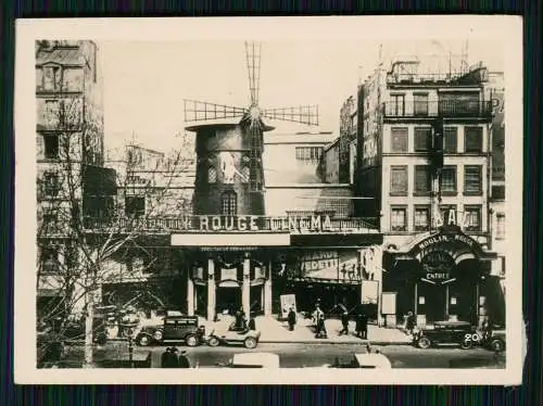 19x Foto Paris Moulin Rouge Mühle und viele andere Ansichten der Stadt 1940