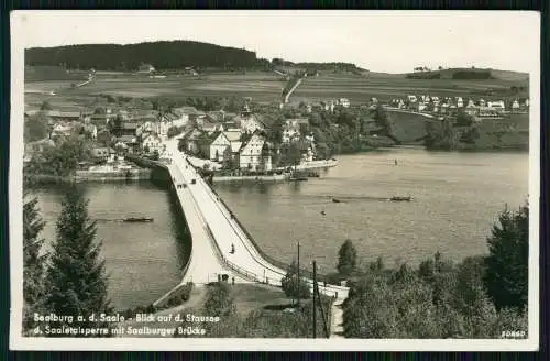 4x AK Saalburg Thüringen Stausee der Bleilochtalsperre Saaletalsperre 1939 gel.