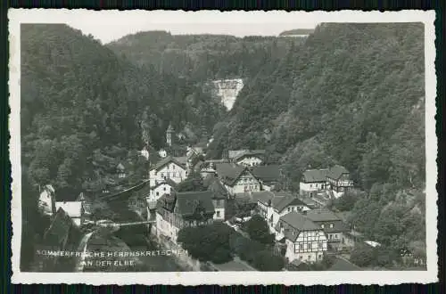 2x AK Hřensko Herrnskretschen Elbe Ústecký kraj Tschechien Böhmische Schweiz