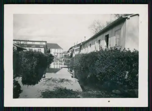 7x Foto Soldaten der Wehrmacht Hochwasser 1941 weitere Beschreibung Rückseite