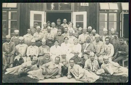 2x Foto AK  Österreichisch-Ungarische Soldaten im Lazarett 1914-19