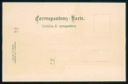 AK Künstler Litho Bozen Bolzano Südtirol, Gries mit Rosengarten kleine Kapelle