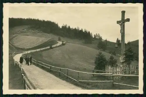 Foto AK Beskydy Bezkydy bily kriz Polen Tschechien Ukraine 1941 Gotenhafen gel.