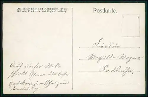 Foto AK Büsingen Hochrhein Bergkirche St Michael auf Kirchberg mit Friedhof 1911