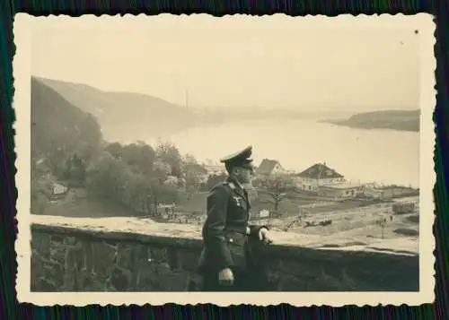 12x Foto Wehrmacht Soldaten Luftwaffe Fahrgastschiff uvm. bei Bingen Rhein 1940