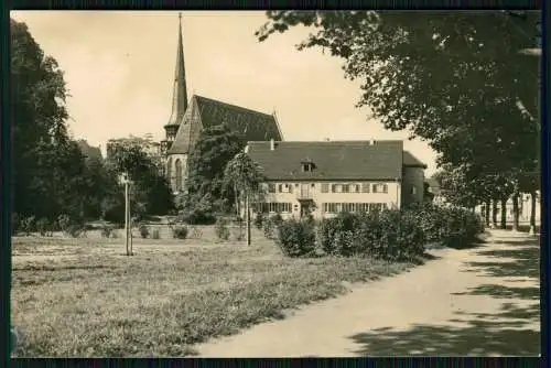 Foto AK Ansichtskarte Postkarte Mühlhausen in Thüringen, Am Petriteich Kirche