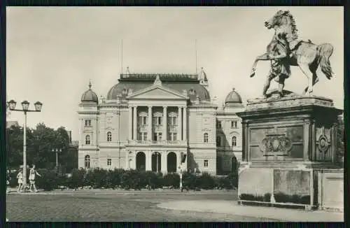 Foto AK Ansichtskarte Schwerin in Mecklenburg Vorpommern Theater