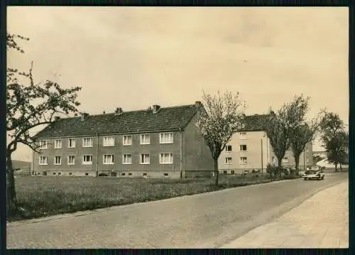 Foto AK Niederorschel im Eichsfeld Thüringen, Bahnhofstraße Siedlungshäuser