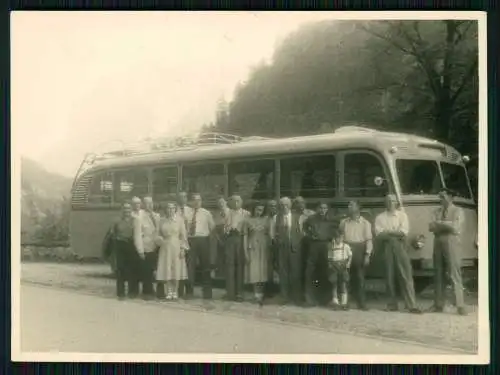 2x Foto Bus Omnibus Alpenstraße bei Ramsau bei Berchtesgaden