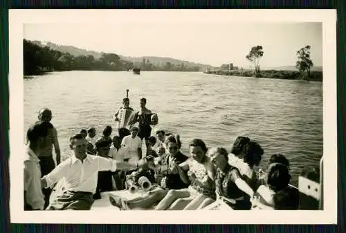 10x Foto ein Sommertag Paris im Ruderheim an Seine der französischen Marine 1941