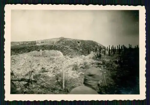 2x Foto Bunker Shelter Sperren Soldaten Wehrmacht Belgien Frankreich 1940-41